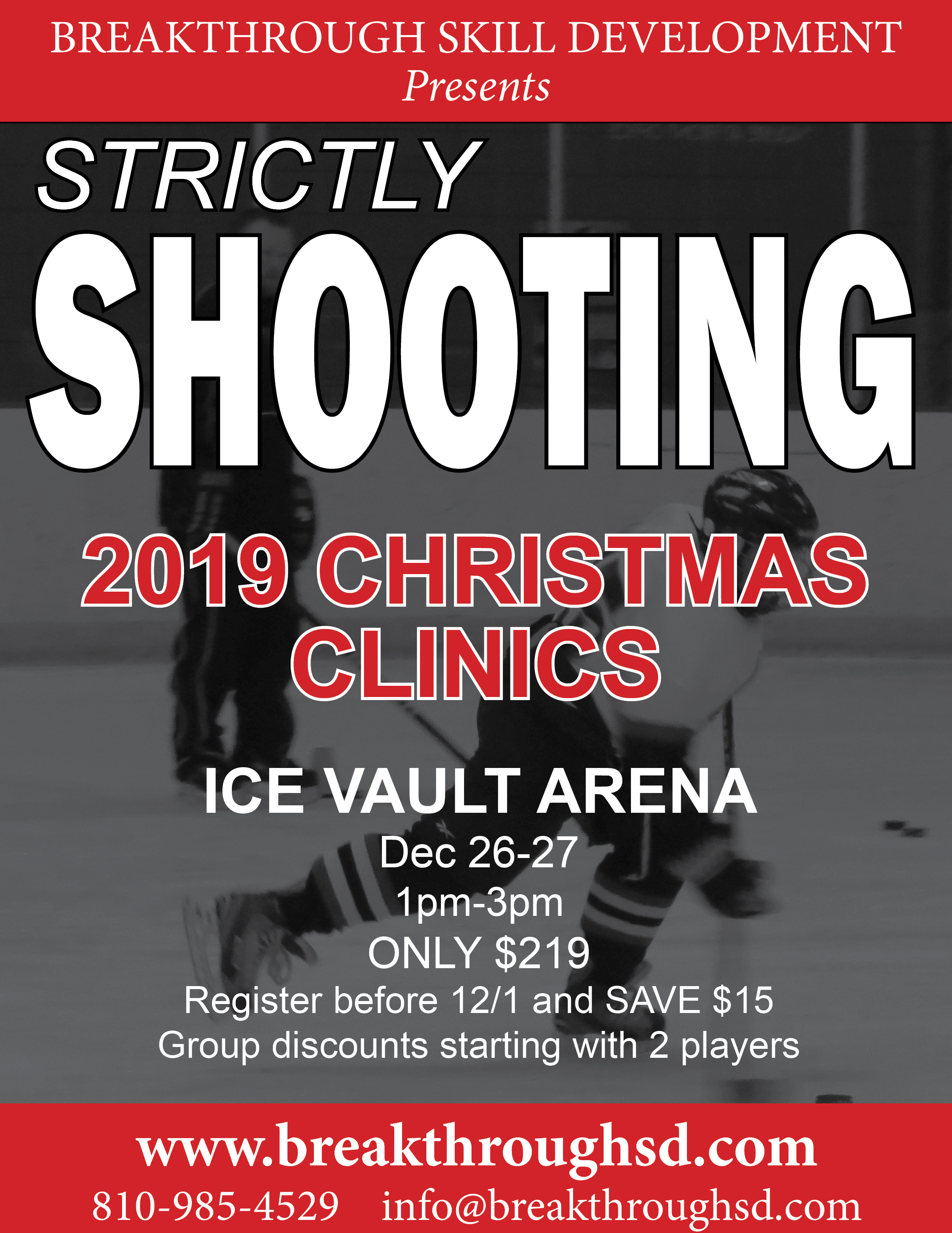 Ice Vault Arena Hockey Clinics