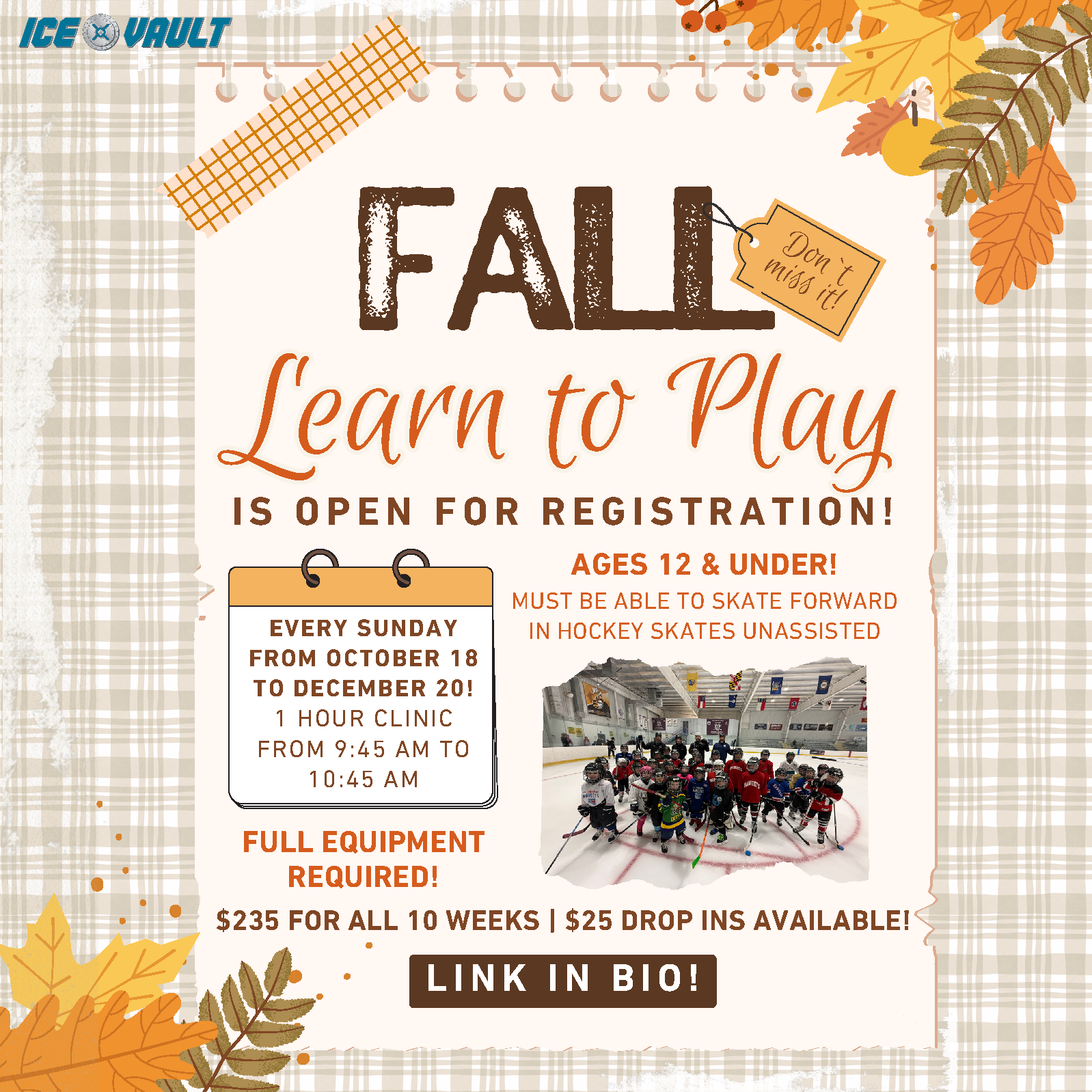 Learn To Play Fall Session